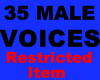 %)35 Male Chat Voices