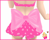Pink plastic bow!