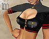 m> Military Top Black