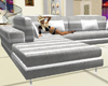 silver collection couch