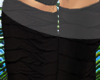 layered black skirt