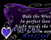 Wiccan Law Purple