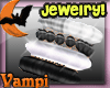 (VMP)Silver/BLK Bangles!
