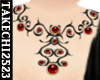 (tk)Black Deco Red Bead