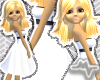 [M] White Bow Dress