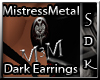 #SDK# M3M Dark Earrings