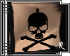 *R* Skull Earrings