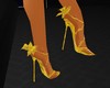 sexy golden shoes