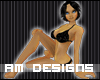 [am] Bra & Panty - Black
