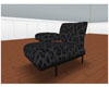 Faux Panther fur chaise