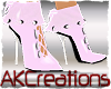 (AK)Pink booties