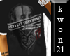 [K21]Famous T Blk/Gry/Wt