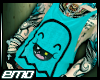 Emo Drop Dead Cyan 1 