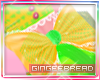 :G: Orange Sparkle Bow