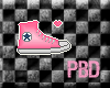 {B}Pink Converse