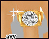 aYY-Dia Finger2 Ring G&S