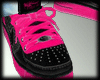 air force 1 pink/black