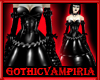 GV Goth Goddess PVC Gown