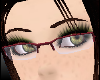 Half Framed Red Glasses