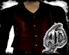 AD Vamp Red Leather Vest