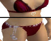 {T} Red bikini