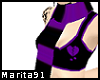 Purple/Black Scarf