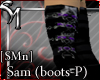 [SMn] Sam Boots (Purple)