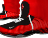 [VK) Nike Foamposite Red