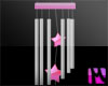 pink wind chime