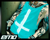Emo Unholy Tank Cyan K1