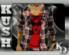 $KD$Open Plaid ButtonUp1