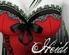 [H] Red Vampire Corset