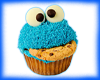 Cookie Monster Cupcake