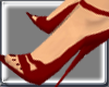 !F! Spiked Stilettos Red