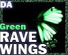 Green Rave Wings
