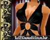 Keyhole dress black