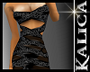 Kali Grey Bnd Wild Dress
