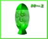 neon green bubble lamp