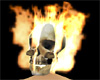Flaming Skull