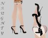 {N~C}Stocking Heels Blk