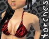 C: ZE-BRA TOP IN RED