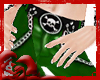 *D* Skull Pants: Green