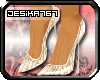 *Cream Zebra Stiletto