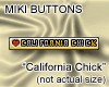 California Chick button