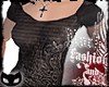 [SIN]Grey WashedOut Top