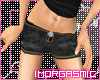 !0h! Black Denim Shorts