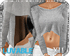 [LM-PhloTop}Grey/Sheer
