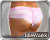 Short Pink Cutoffs