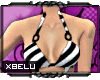 [xB] Rawr Bikini Blk&Wht