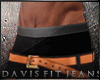 T| Davis jeans in black.
